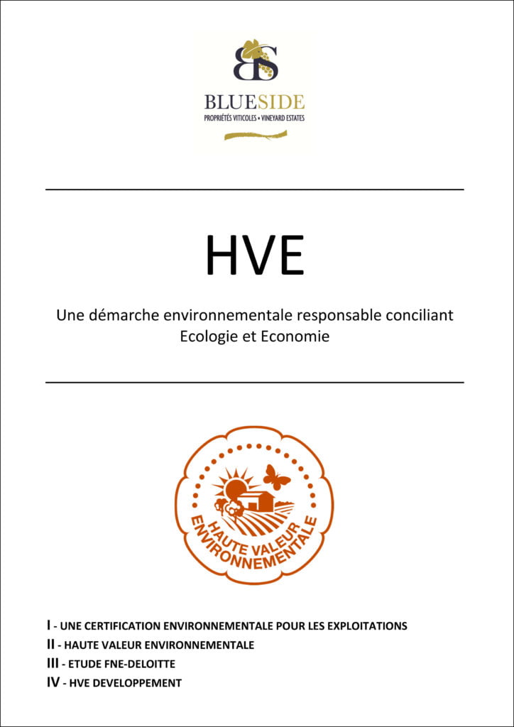 Dossier Blue Side - HVE - Une démarche environnementale responsable conciliant écologie et économie