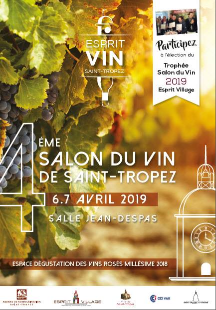 Blue Side - Propriétés Viticoles présent au 4ème Salon de Vin de Saint-Tropez les samedi 6 avril et dimanche 7 avril 2019